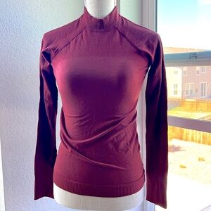 Lululemon Long Sleeve Mock Neck Shirt